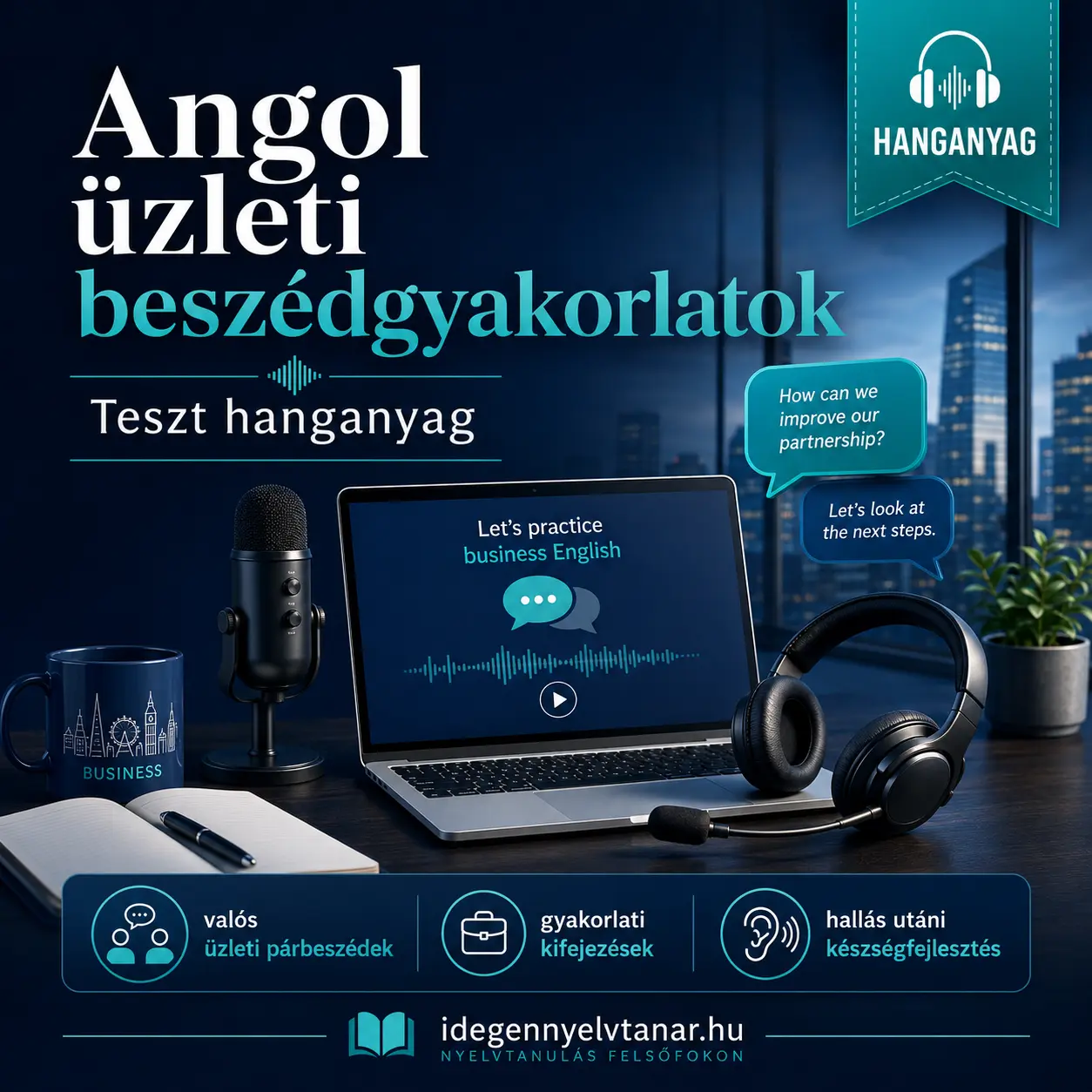 Angol üzleti beszédgyakorlatok – Hanganyag