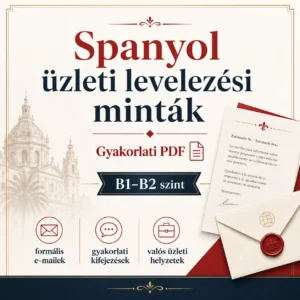 Spanyol üzleti levelezési minták – PDF